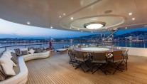 Superyacht PRIDE -  Upper Deck Dining